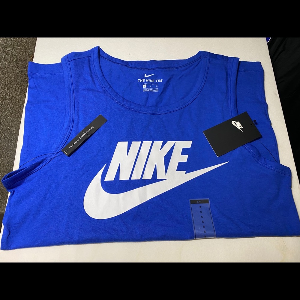 Nike tank top small royal blue